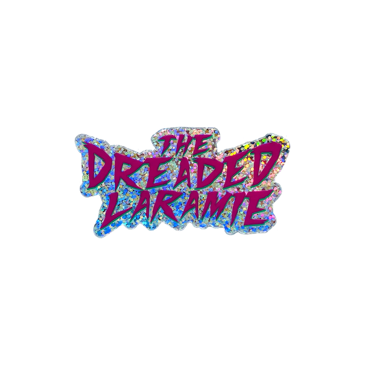DL Logo Holographic Glitter Sticker